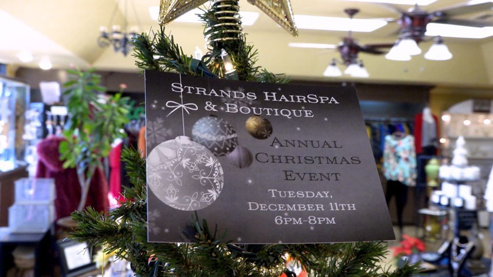 Strands Hair Spa & Boutique Annual Christmas Event