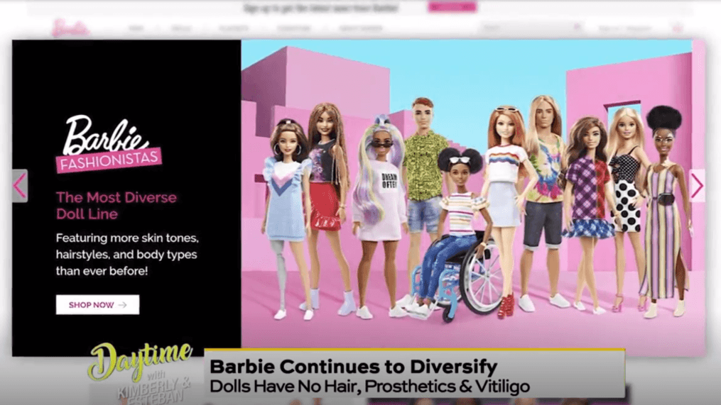 Daytime-Diverse 'Barbie' dolls are hitting the shelves!{p}{/p}