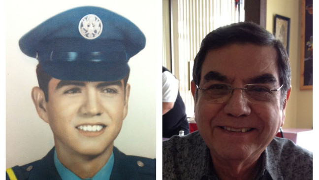 Thank you to my dad C Roger Macias Sr for his Service and Thank you to my husband Ernest Herrera for his 31+years of service and sacrifice and his double duty as he continues as a San Antonio Police Officer. (Courtesy: Elizabeth Herrera)