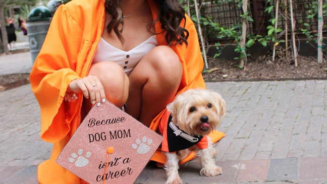 “Doing it for my puppy. He’s always been by my side.” (Myrandah Perez at The Pearl)