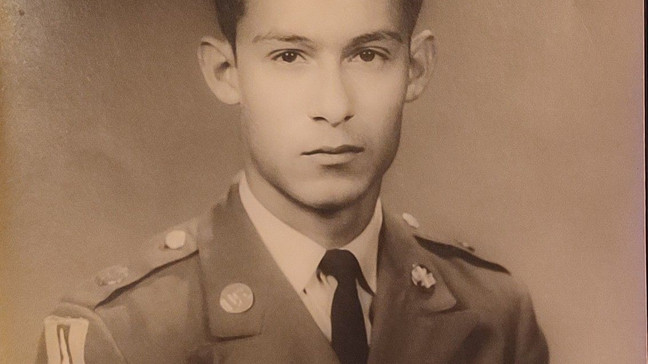 Sergeant Rudolfo F Garcia, U.S Army. My Amazing Grandfather proudly served in Vietnam, and Dessert Storm. He loved every minute of it and loved his country now everytime I see a flag flying I think of him he always flew his flag proudly unfortunately we lost him last year in March but I wanted to still honor him. (Photo courtesy Rudolfo Garcia III)
