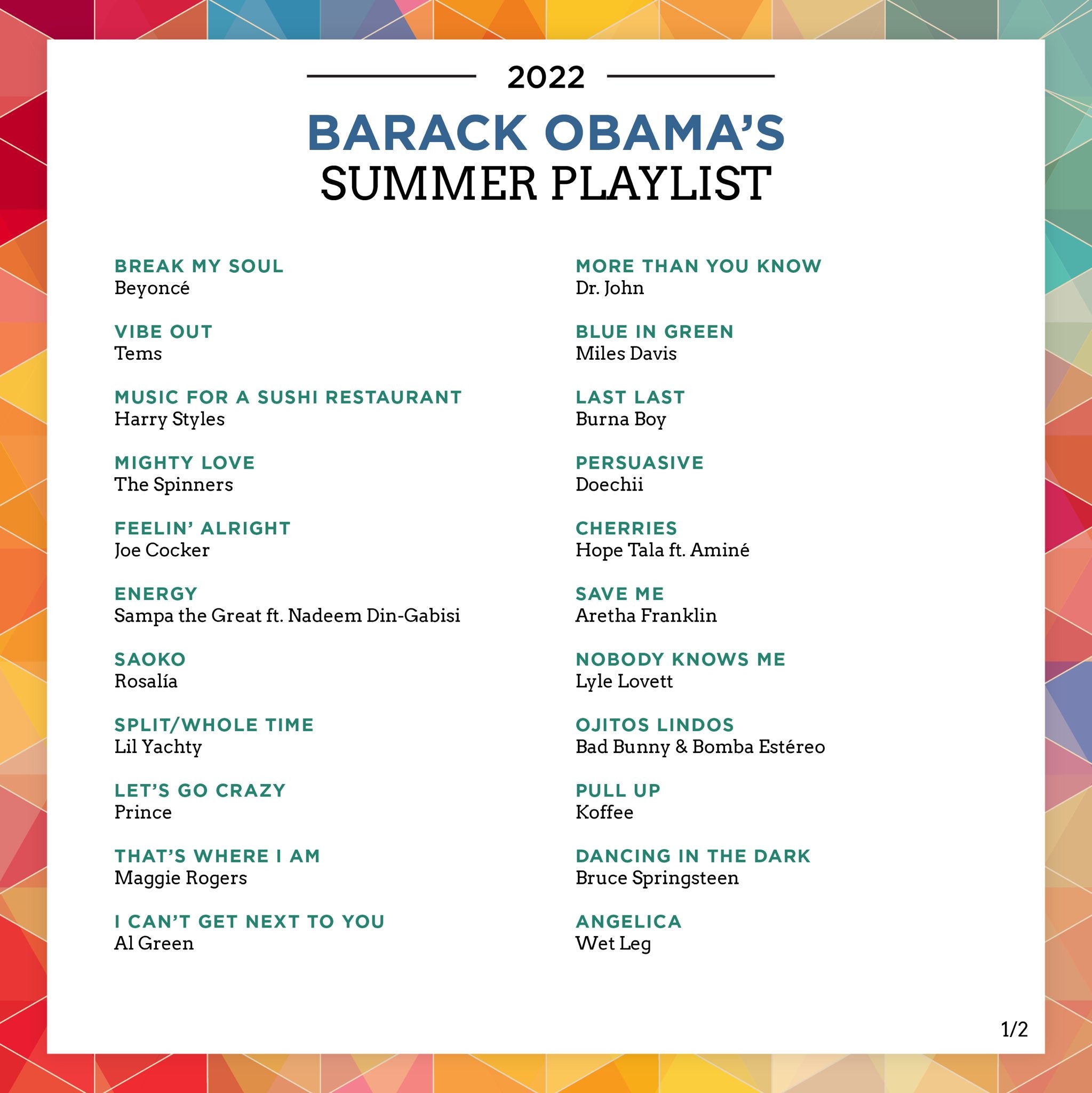 Obama's Playlist