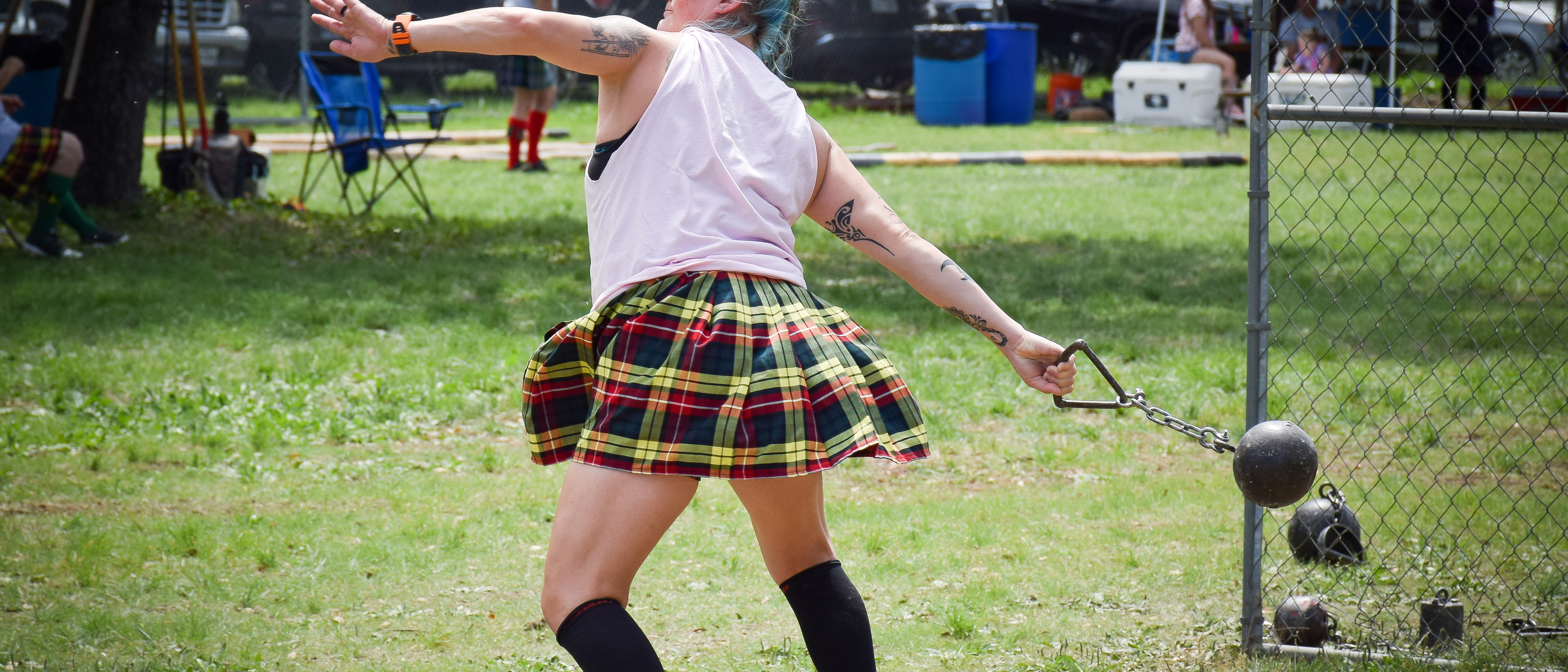 Busty Celtica fans!, at the San Antonio Highland Games
