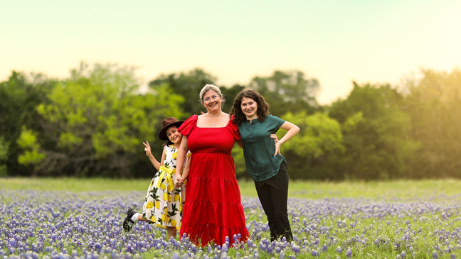 "Traditional after Easter service Blue Bonnet pictures. It's the only time we can get them to dress up. lol!" (Rick Rodriguez){&nbsp;}