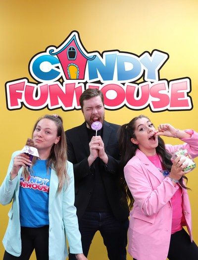 LEFT TO RIGHT: Current Candyologists, Stephanie, Matt and Vanessa (CNW Group/Candy Funhouse)