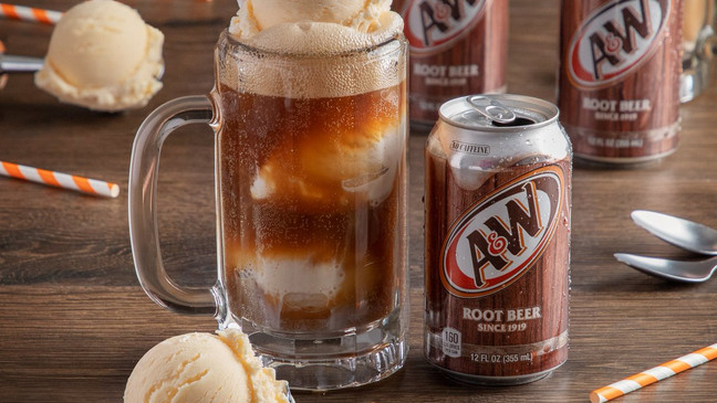 A&W Root Beer Float Ice Cream. (PHOTO: Blue Bell Ice Cream)
