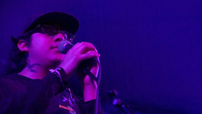 AUSTIN, TEXAS - MARCH 13: Cuco performs during the SXSW Presents Wednesday Night at Stubb's showcase at Stubb's on March 13, 2019 in Austin, Texas. (Photo by Michael Loccisano/Getty Images for SXSW)