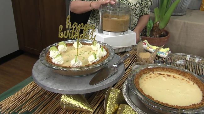 Di-Anna Arias with Don Strange Catering shows us how to whip up a key lime pie.