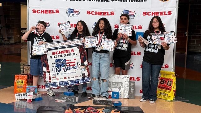 The Matthey Middle School BBQ team has been crowned national champions.