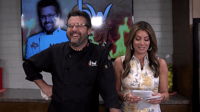 Chef Brian West stopped by our studio to showcase his Poblano Burger Sliders, just in time for summer BBQ season!{&nbsp;} (SBG San Antonio)
