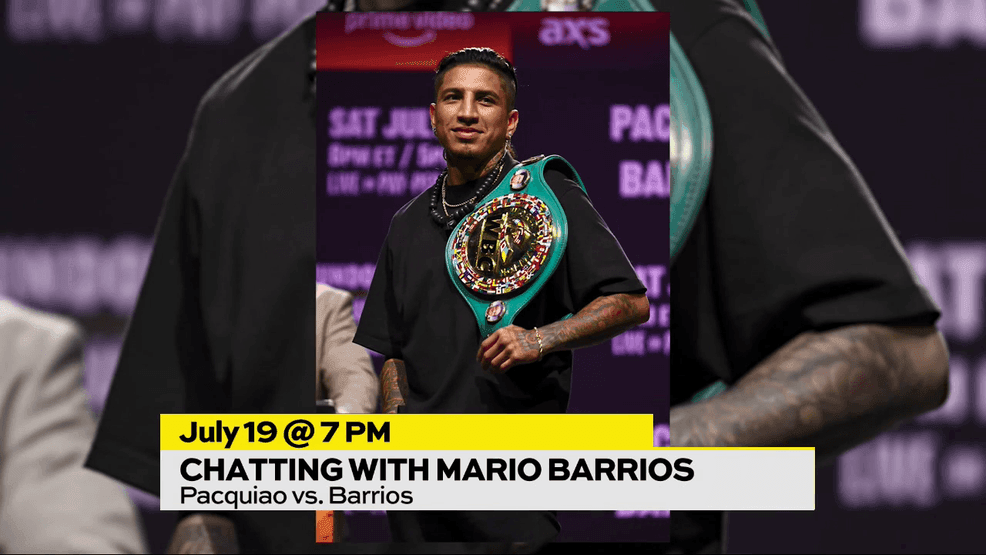 Image for story: Mario Barrios Talks About Fight with Manny Pacquiao