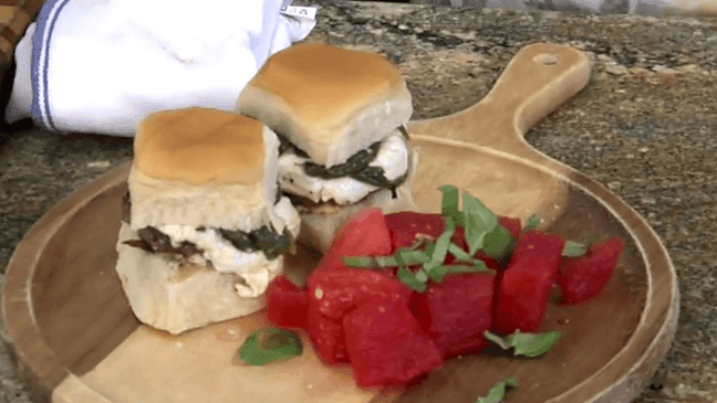 Chef Brian West stopped by our studio to showcase his Poblano Burger Sliders, just in time for summer BBQ season!  (SBG San Antonio)