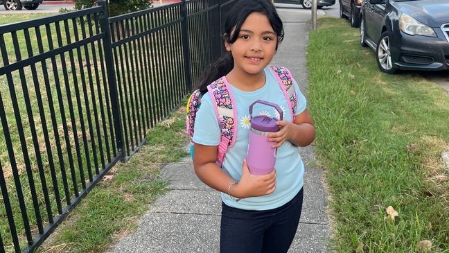 “Justeen’s first day of 3rd grade!” (Patricia Delarosa)