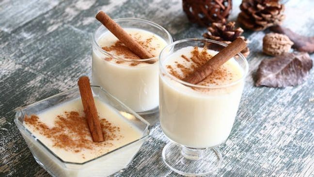 Americans consume approximately 240 million cups of creamy, nutmeg-flavored eggnog each year. (Getty Images)
