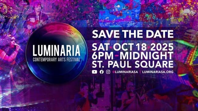Luminaria is on Saturday, October 18th from 6 p.m. to midnight at Saint Paul Square.