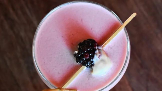 Liberty Bar's take on the Brandy Alexander.{p}{/p}