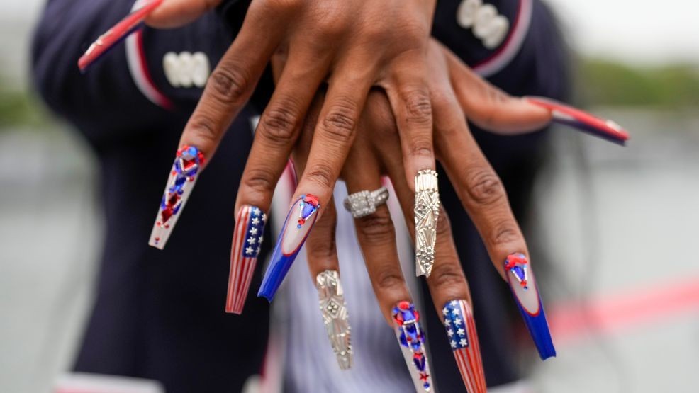 Image for story: PHOTOS: Paris Olympics Nail Art