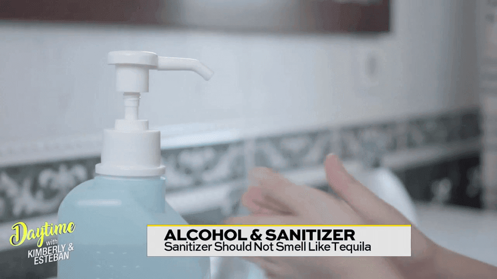 Sanitizer Should Not Smell Like Tequila