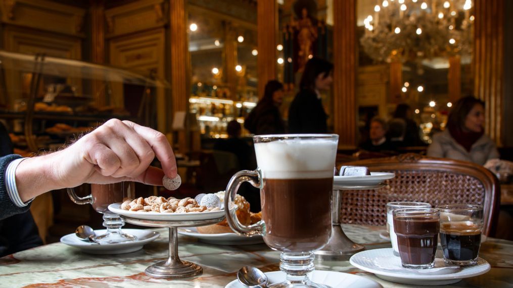 TURIN, ITALY - JANUARY 08: Historic Café in Torino, Piemonte. (Photo by Giorgio Perottino/Getty Images)