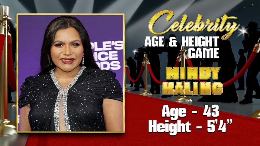 Celebrity Age/Height Game