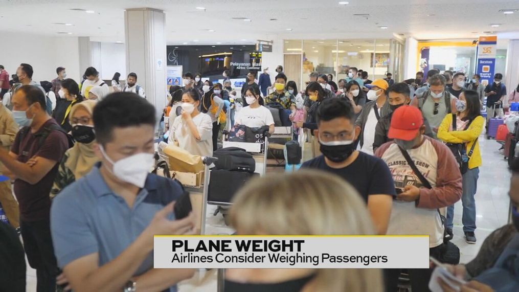 The average passenger weight has increased over the years.