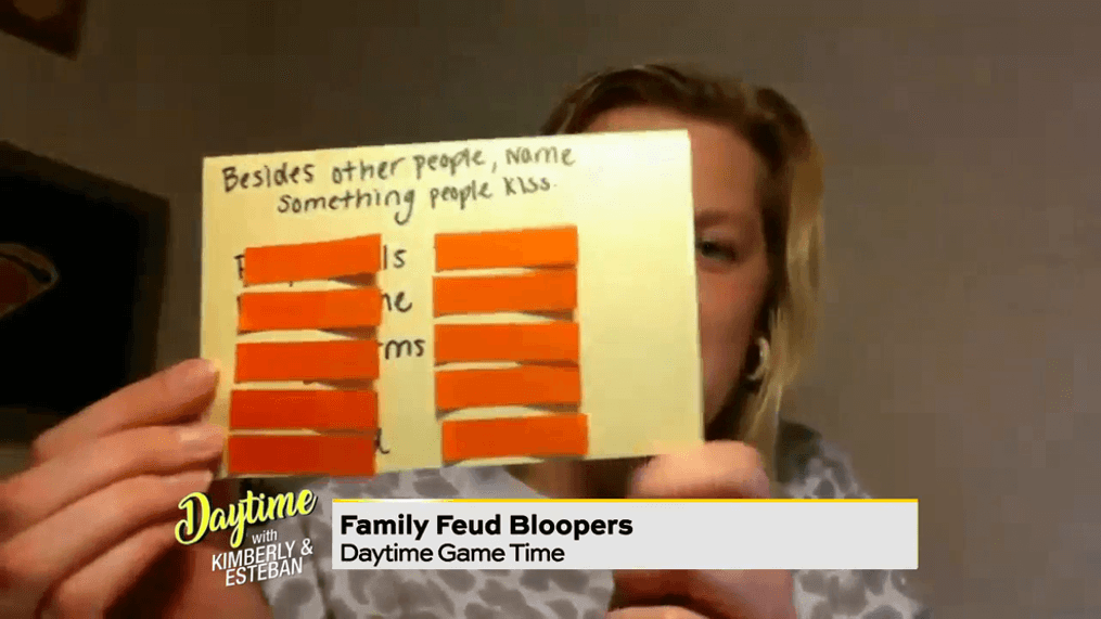 Daytime Game Time: Family Feud Bloopers