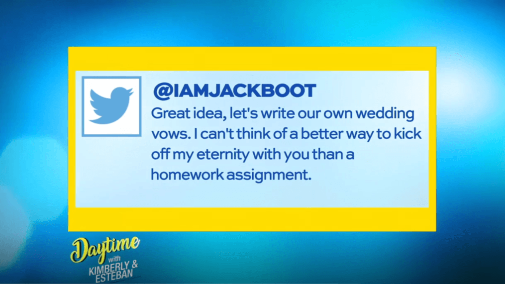 DAYTIME-All too-true-tweets about wedding season