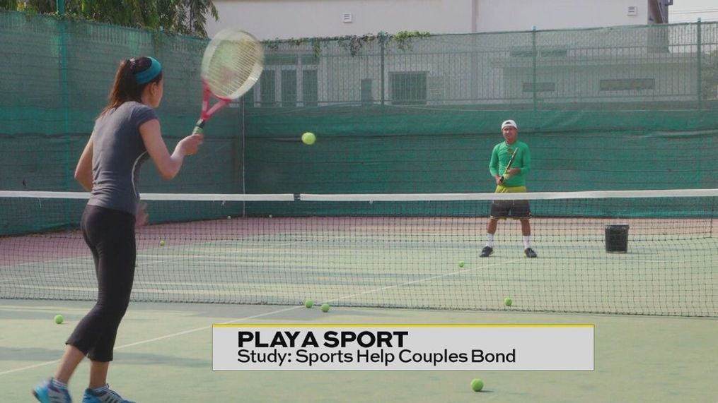 The top sports for couples to play were tennis, soccer and volleyball.