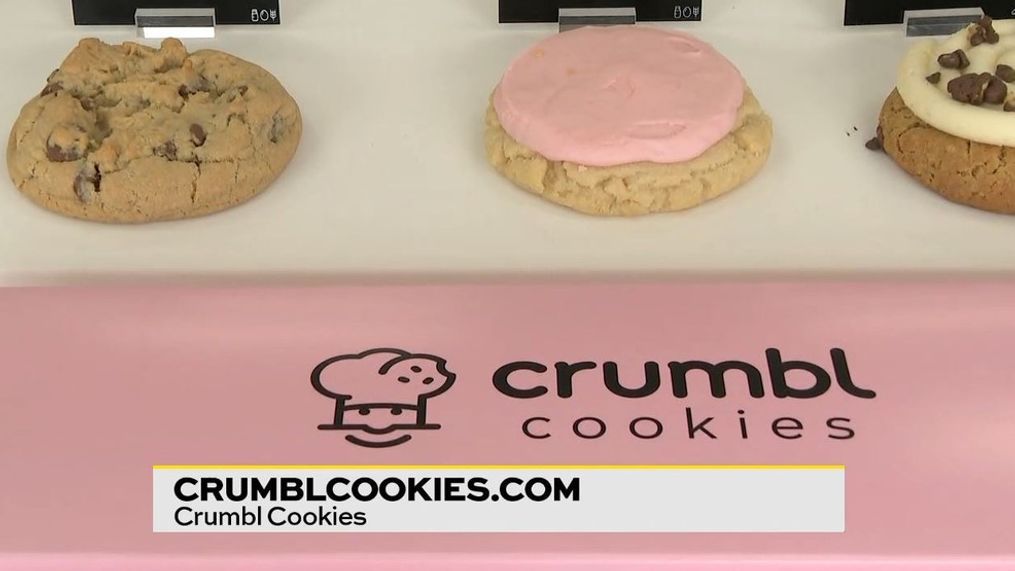 Valentine's Treats with Crumbl Cookies