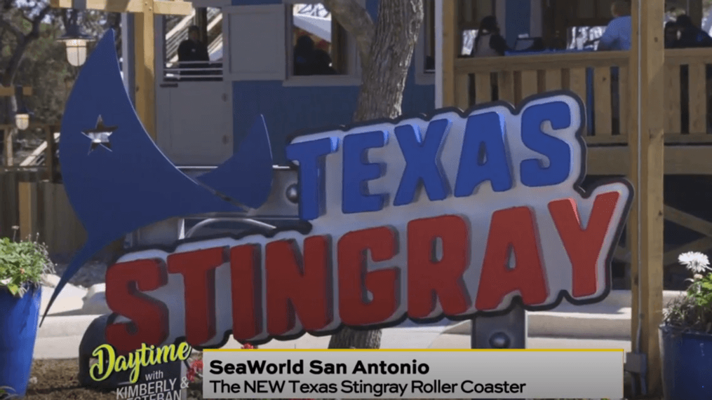 Daytime - The New Texas Stingray Roller Coaster