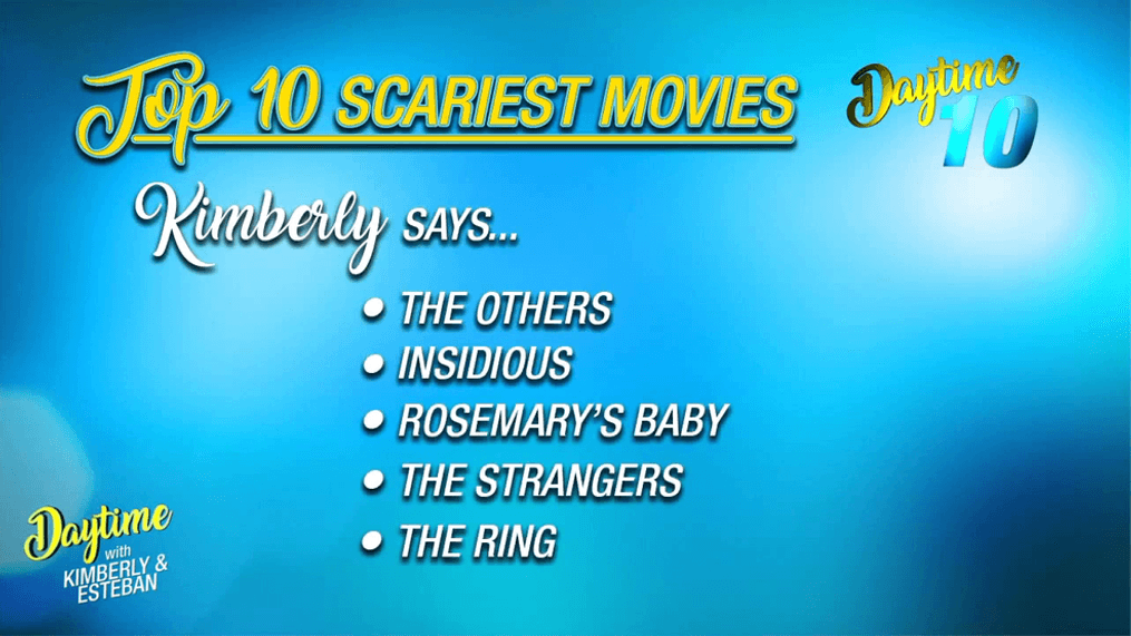Daytime 10: Top Scary Movies 