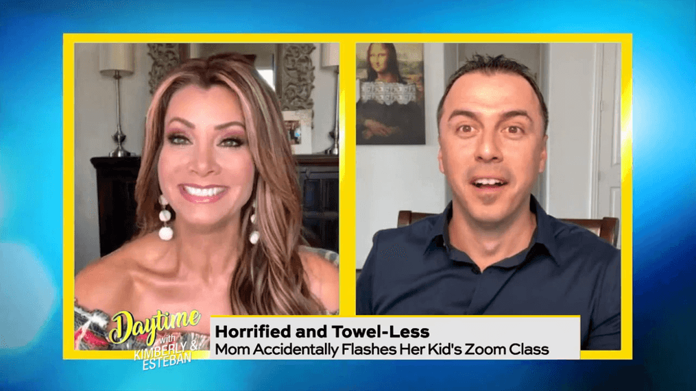 Mom Accidentally Flashes Her Child's Classroom