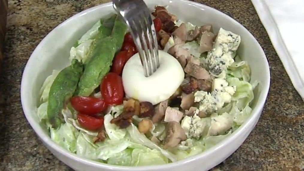 Chef Brian West shows us how to make his famous BBQ Chicken Cobb Salad with BBQ Ranch Dressing.