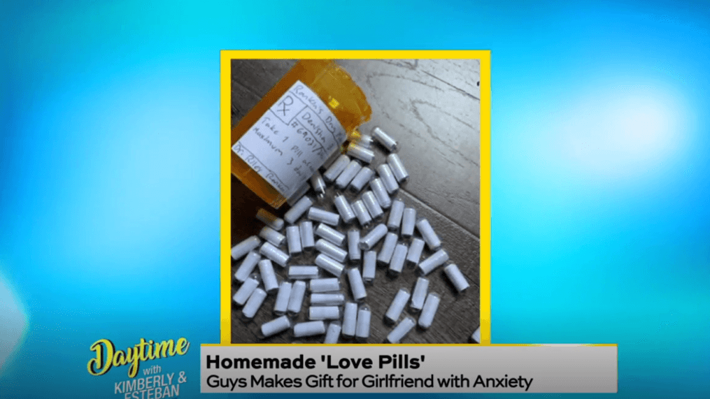 Daytime- Boyfriends thoughtful "love pills" 