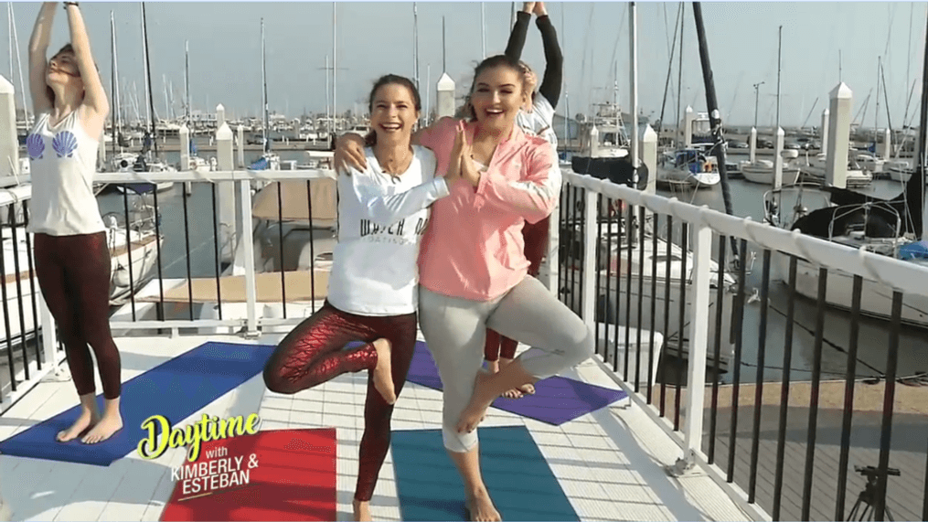 Daytime-Yoga by the sea
