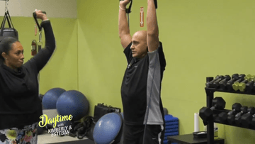 Image for story: Working out at home