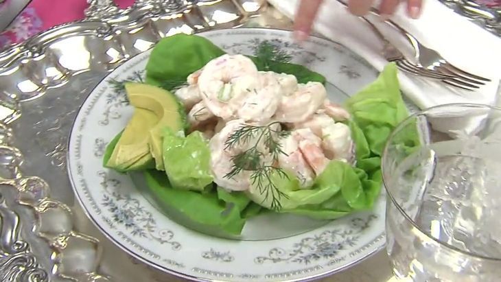 Image for story: RECIPES: Shrimp Salad & Strawberry Basil Spritzer