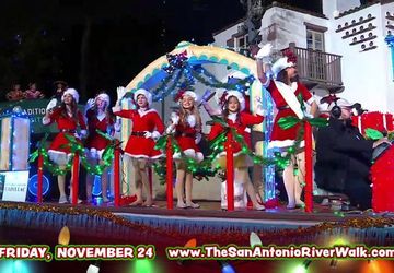 Image for story: San Antonio's 42nd annual Ford Holiday River Parade: A night of 'holiday stories' under the festive lights