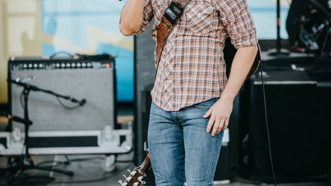 NASHVILLE, TENNESSEE - JUNE 12: Easton Corbin performs onstage during day 4 of CMA Fest 2022 at the Chevy Riverfront stage on June 12, 2022 in Nashville, Tennessee. (Photo by Danielle Del Valle/Getty Images)